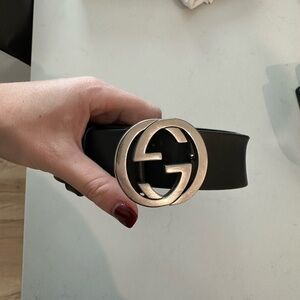 GUCCI BELT. Interlocking G Belt.